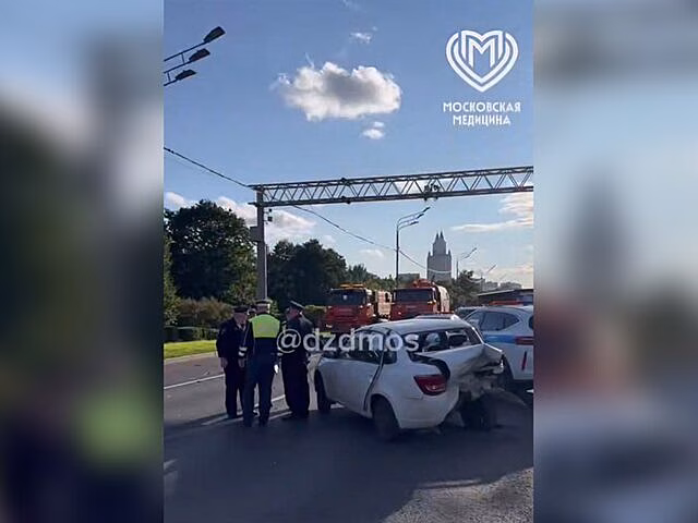 В аварии на Кутузовском проспекте пострадали 3 человека
