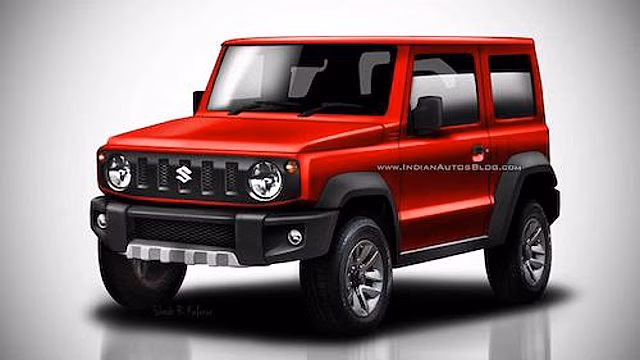Опубликованы цветные рендеры нового Suzuki Jimny 2018