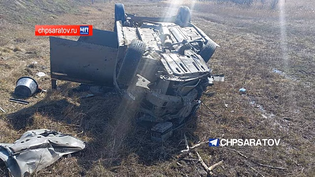 В аварии под Саратовом погибли два человека