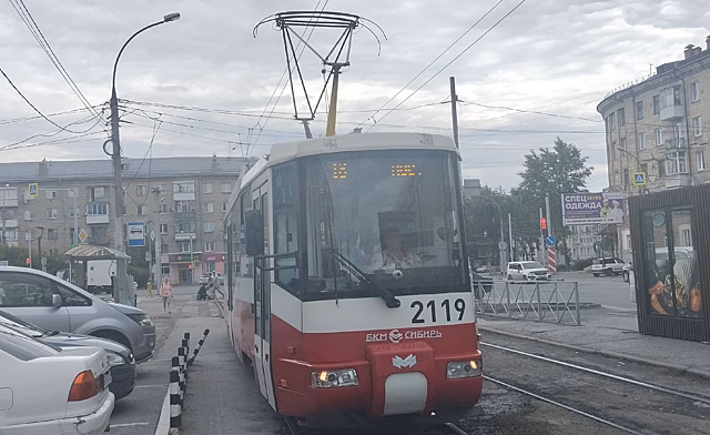 В Новосибирске 16 сентября закроют движение трамвая № 13