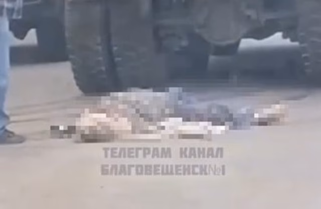 В Тынде в районе ж/д вокзала водитель КамАЗа насмерть сбил пожилую женщину