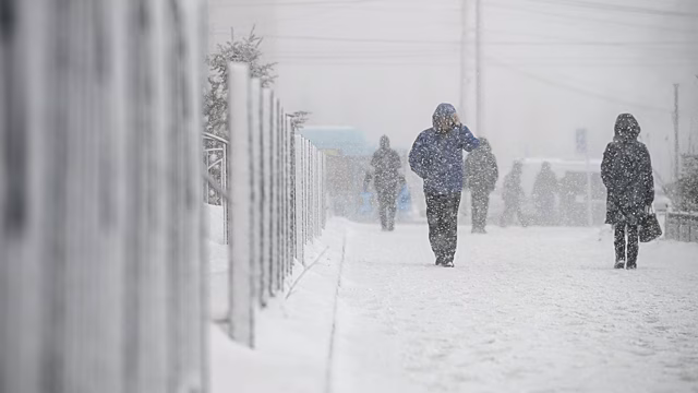Жителям Петербурга приходится проводить выходные в «борьбе» со снегом