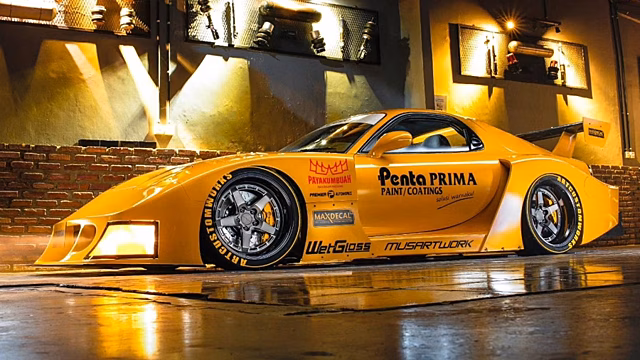 Шикарный Mazda RX-7 из Индонезии наполовину JDM 90-х и наполовину Porsche 935