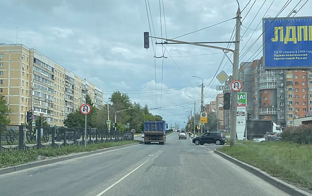 На перекрёстке возле «Олимпийского» в Рязани запретили разворот
