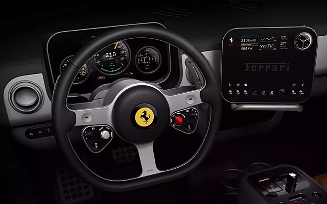 Ferrari объяснила переход на сенсорные экраны в салонах своих автомобилей