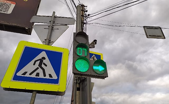 В Курске перенастройка светофоров помогла борьбе с пробками на К.Маркса