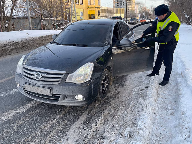 В Тюмени командный состав ГИБДД начал патрулировать улицы