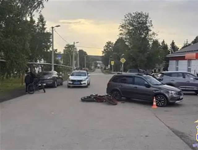 Подросток на мотоцикле пострадал в ДТП в Самарской области