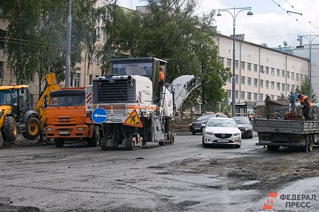 В Екатеринбурге начался дорожный ремонт на одной из центральных улиц
