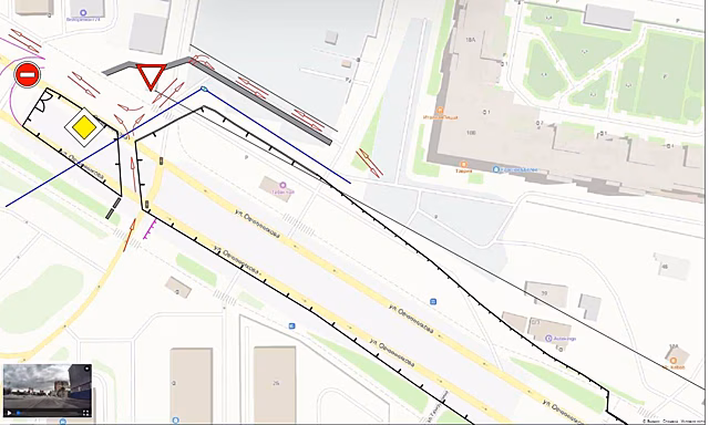 В Челябинске на участке строительства метротрама изменят схему движения