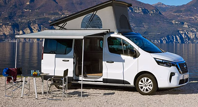 Компания Nissan представила кемпер Primastar Seaside