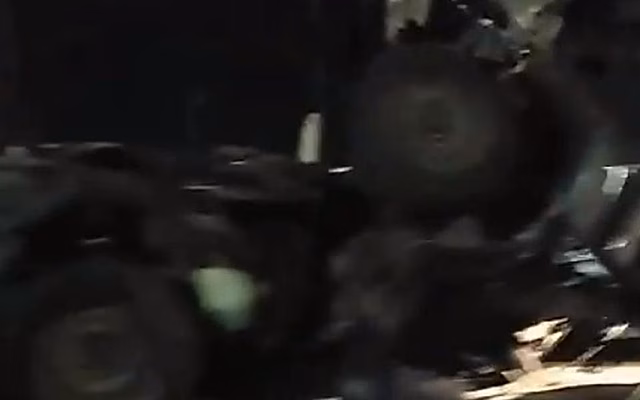 Опубликовано видео с места смертельной аварии на Южной окружной в Рязани