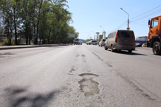 Дорожный ремонт на Волжской стартует в Красноярске в начале августа