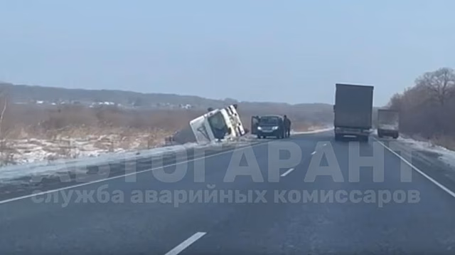 Жесткое ДТП произошло на федеральной трассе в Приморье