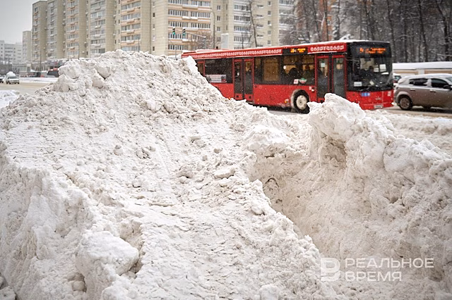 В Казани из-за снегопада изменены маршруты трех автобусов