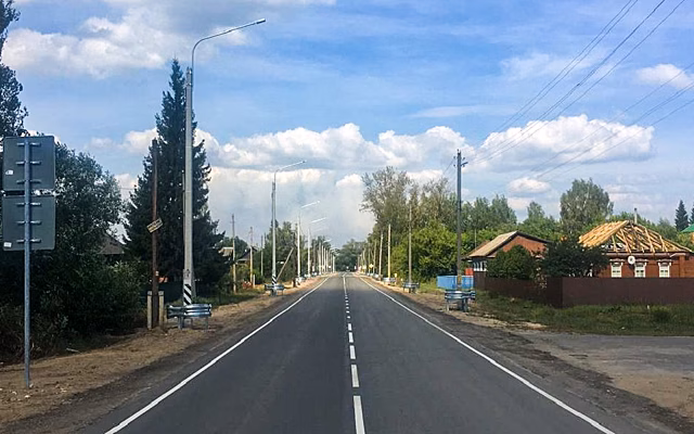 В Рязанской области отремонтировали 93 км дорог к соцобъектам