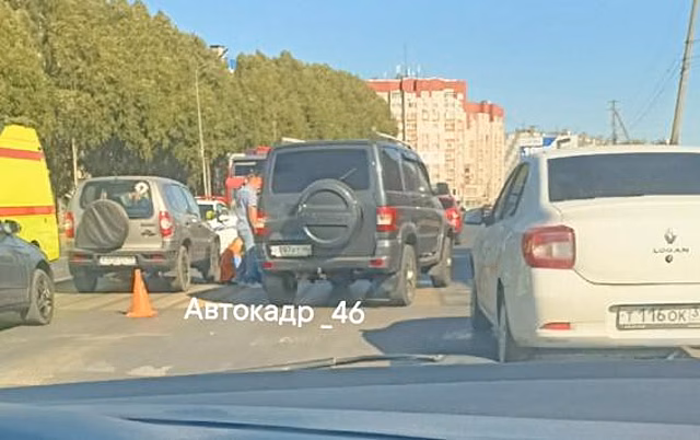 В Курске водитель сбил женщину на пешеходном переходе