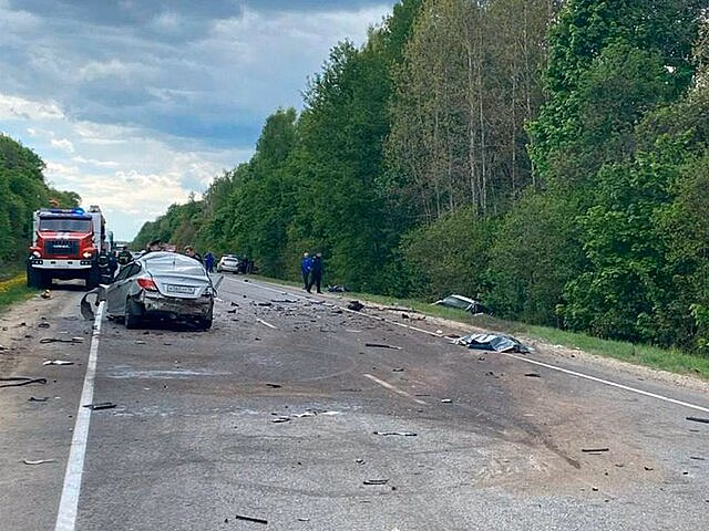 Два человека погибли в ДТП с автобусом в Курской области