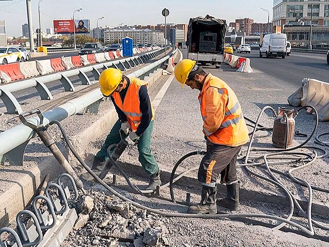 В Москве выполнили 50% работ по замене деформационных швов на мостовых сооружениях