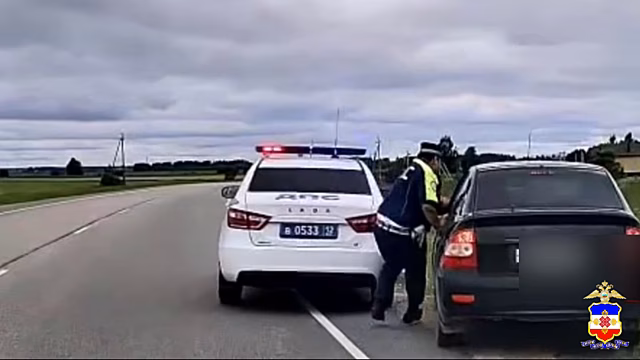 Уголовным делом обернулось для лихача нападение на инспектора ДПС после попытки скрыться в Марий Эл