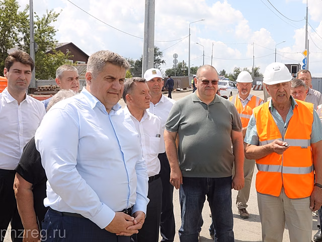 Глава Росавтодора поддержал намерение пензенских властей досрочно завершить реконструкцию дороги в районе улиц Ерик, Транспортной и Горбатова переулка