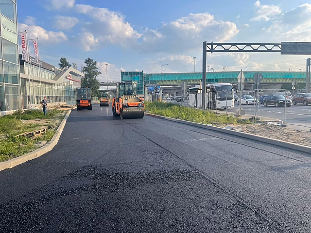 Открыто движение по новому проезду от Пулковского шоссе