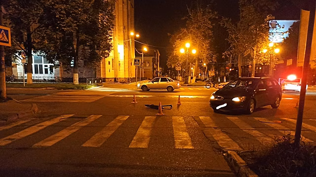 Вологжанка на самокате попала в ДТП в Вологде