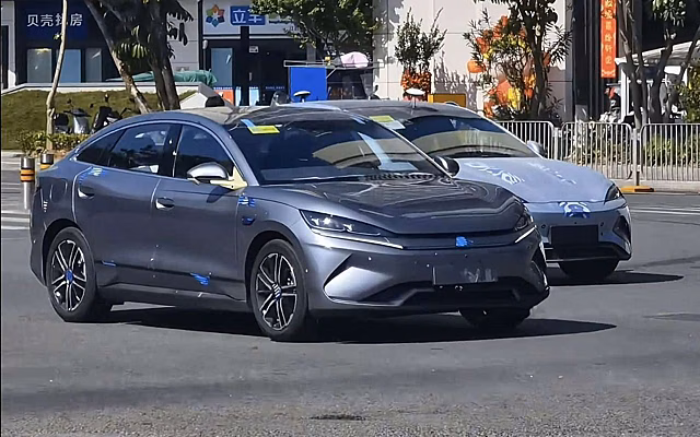 Начались испытания электрокара BYD Qin L EV