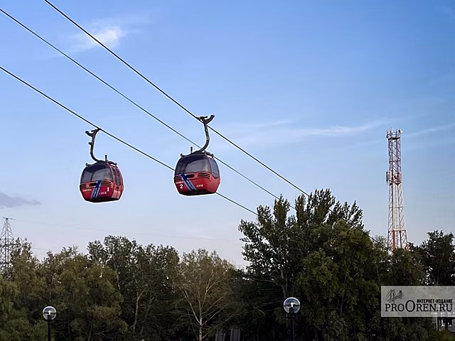 В мае в Оренбурге планируется запуск канатной дороги