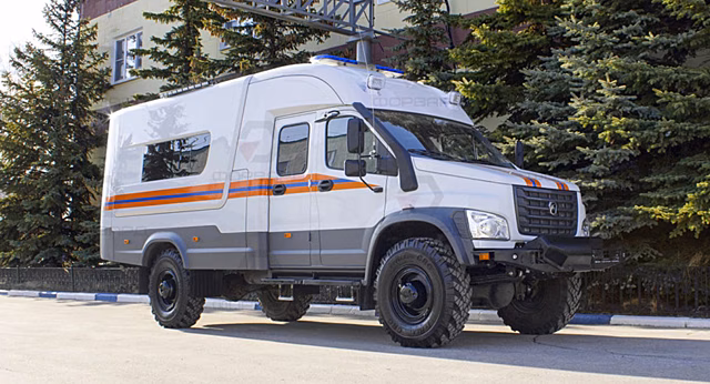 В Усинск прибыл аварийно-спасательный автомобиль на базе Садко Next