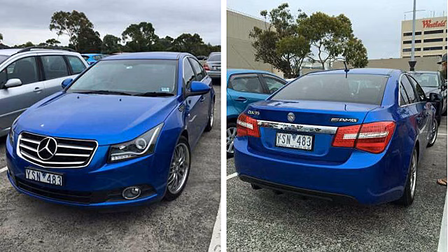 Holden Cruze превратили в «заряженный» Mercedes-AMG
