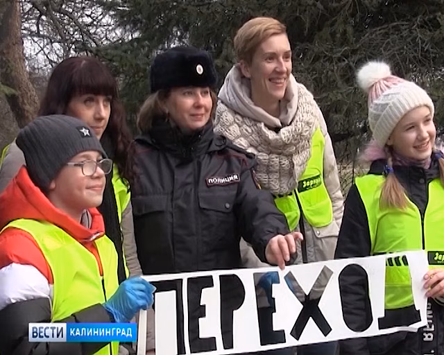 В Калининграде провели акцию «Безопасный переход»