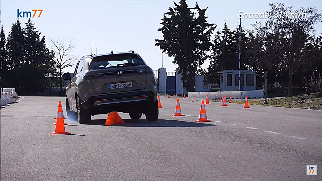 Honda HR-V 2022 года показала хорошие результаты для своего класса в тесте на лося