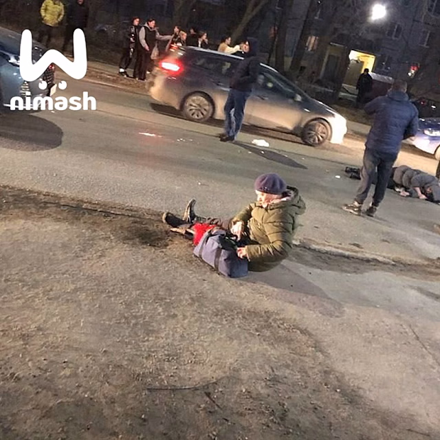 Появилось видео наезда автомобиля на пешеходов в Нижнем Новгороде