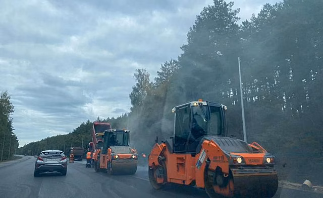 В Курске отремонтировали дорогу на улице Планерной