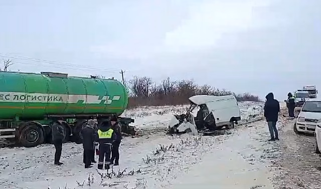 МВД опубликовало видео с места смертельного ДТП с «Газелью» под Волгоградом