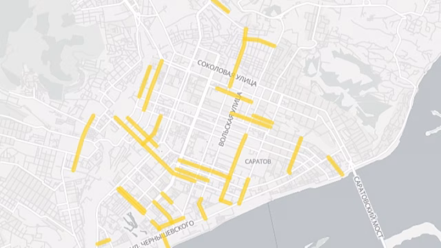 Мэрия обнародовала карту дорог, которые отремонтируют в этом году в Саратове