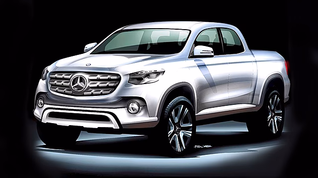 Стали известны варианты названий первого пикапа Mercedes-Benz