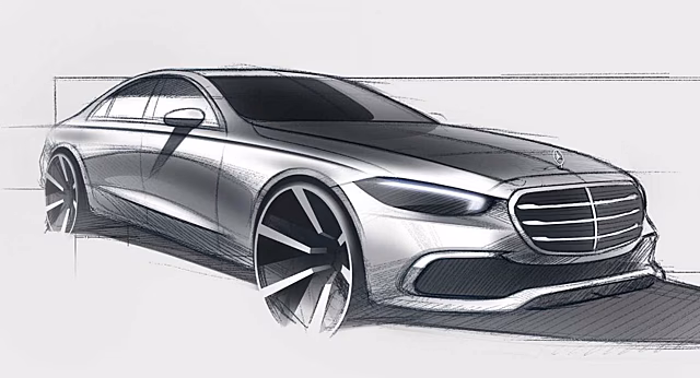 Выпущен финальный тизер Mercedes S-класса
