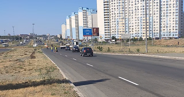 В Оренбурге на улице Гаранькина появилась разметка