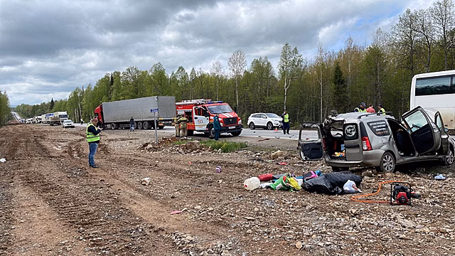 Под Ашой на трассе М5 погибли два человека