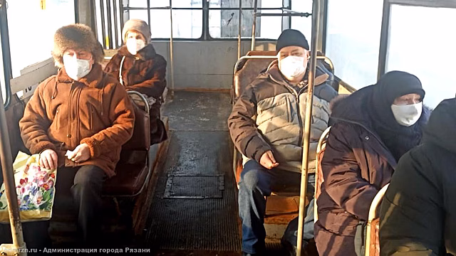В Рязани прошёл очередной масочный рейд в общественном транспорте