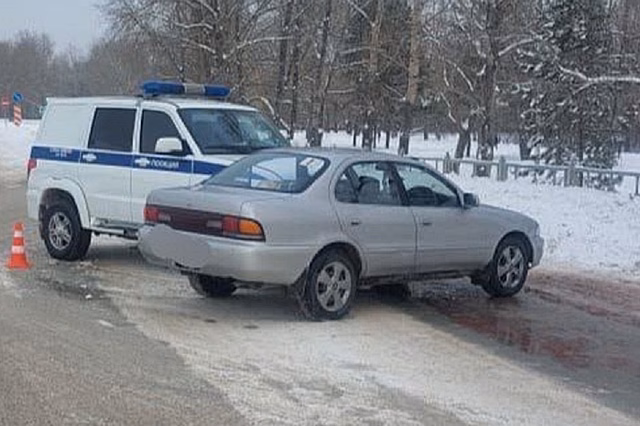 Автоледи протаранила полицейскую машину в Бердске