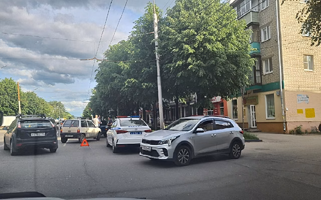 В Рязани две машины попали в ДТП на Дзержинского
