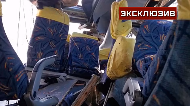 Опубликованы кадры из салона автобуса, попавшего в страшное ДТП под Рязанью