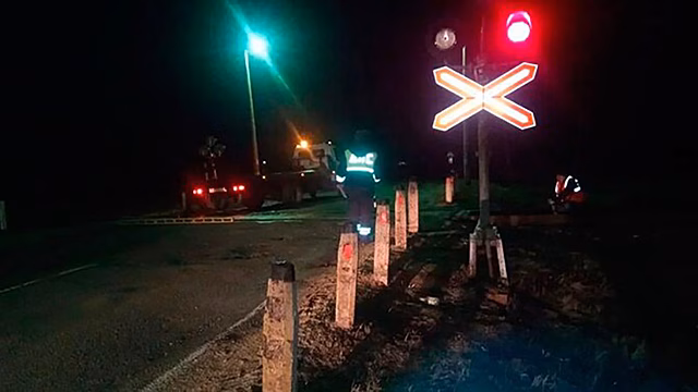Во Владимирской области автомобиль столкнулся с поездом