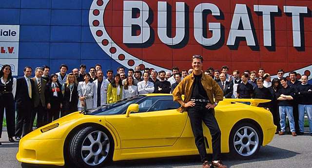 Принадлежавший Михаэлю Шумахеру Bugatti пострадал от наводнения в Германии