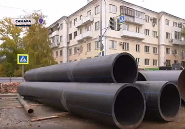 В Самаре перекладывают инженерные сети в зоне строительства новой станции метро