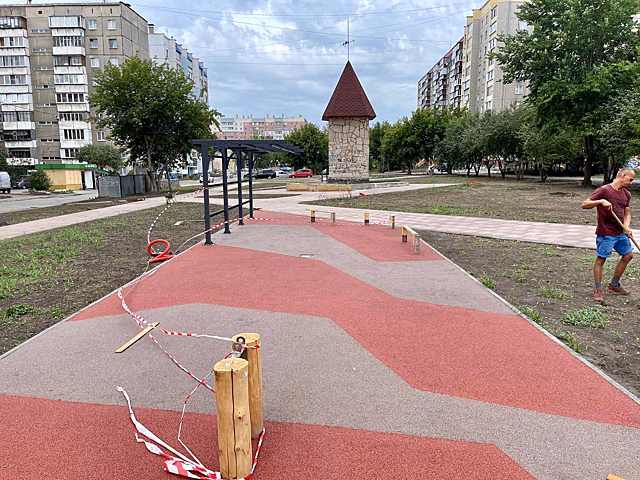 Новый сквер Тракторозаводского района откроют для челябинцев к первому августа
