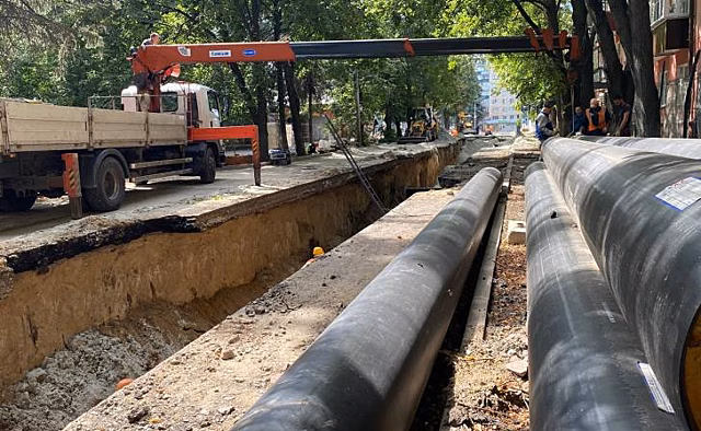 В Курске стартовала реконструкция тепломагистрали на Пучковке